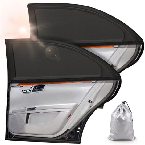 Pare Soleil Voiture Bébé,2 Pièces Chaussette Voiture Soleil par,Bloquer Les Rayons UV,par Protege Soleil Voiture Arrière Enfants, Compatible avec la Plupart des Auto (1/5)