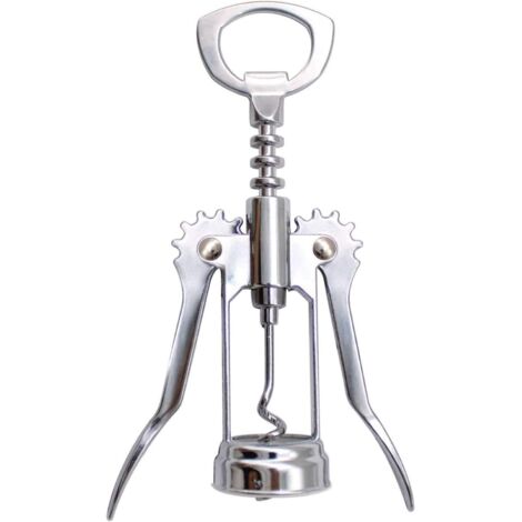 Ouvre-Bouteilles, Décapsuleur à Ailettes Vin Rouge avec Deux leviers Anti-dérapantes de Bière Wine Bottle Opener Spirale Ouvre-Bouteilles (1/5)