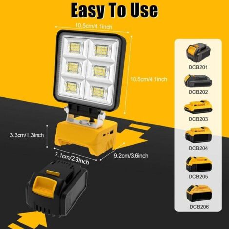 Ciieeo Lampe Pliante Magnétique LED COB Rechargeable - Idéale Réparation Auto, Camping Et Urgences