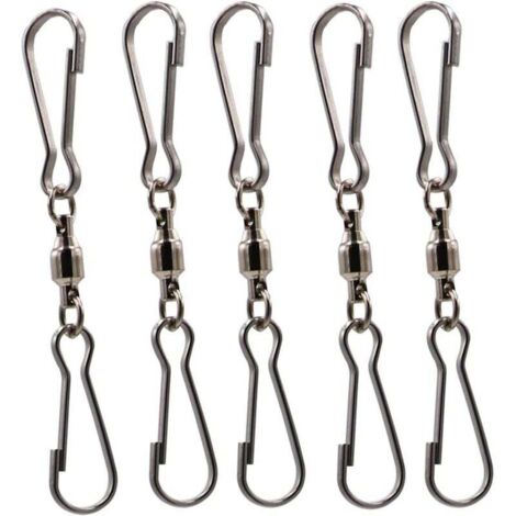 Ensemble d'accessoires pour éolienne en 5 pièces, comprenant des clips doubles à rotation fluide, un crochet de rotation, une hélice et une girouette. (1/4)