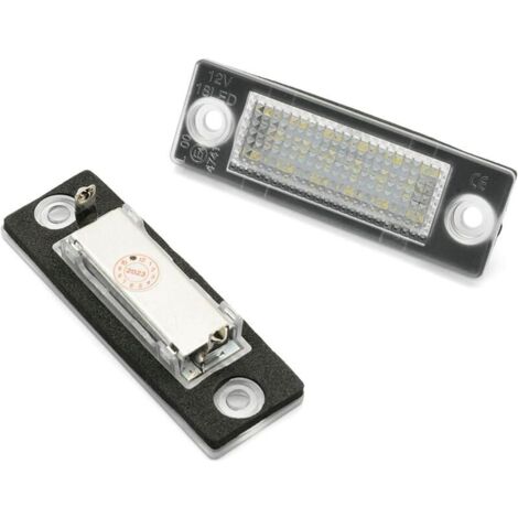 2 Modules LED Pour éclairage Plaque Immatriculation VW T5 Transporter, Caravelle, Multivan - Xenon Blanc