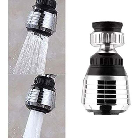 Adaptateur de filtre de robinet économe en eau, aérateur rotatif à 360° (1/4)