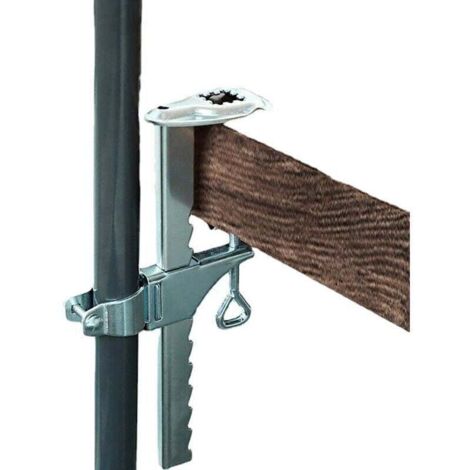 Armature de parasol en acier galvanisé - Armature de parasol de balcon - Armature de parasol de balcon (diamètre 25-32 mm - 1 pièce) (1/4)
