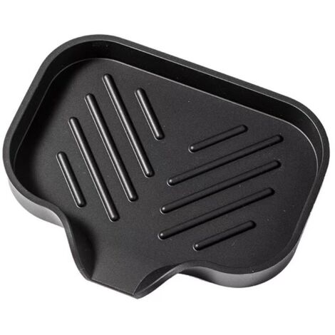 Porte-savon en silicone avec bec verseur - Organisateur pour lavabo de salle de bain et de cuisine, porte-éponge et porte-savon (1/4)