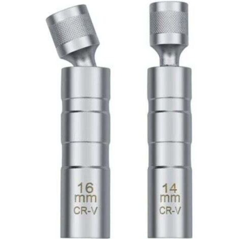 Clé à bougie 14/16 mm, outil universel magnétique pour le retrait des bougies d'allumage, utilisé pour retirer les bougies d'allumage automobiles.