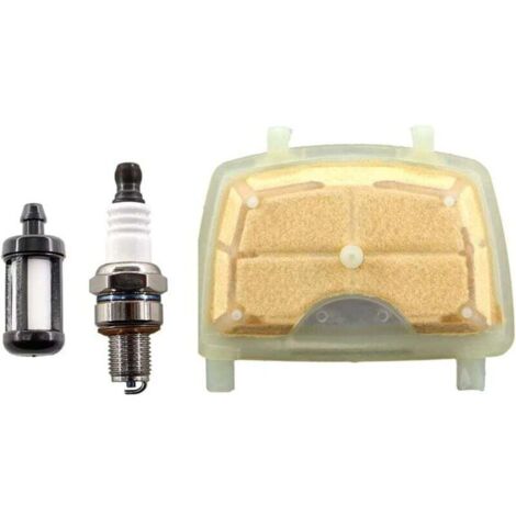 Filtre à air avec bougie d'allumage et filtre à carburant pour tronçonneuses Stihl MS171 MS181 MS211 MS 171 181 211 1139 007 1800. (1/4)