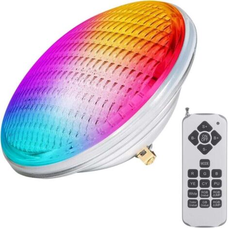Ampoule LED RGB à changement de couleur pour piscine, éclairage de jardin subaquatique 12V, télécommande incluse. (1/4)