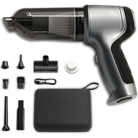 Aspirateur de voiture sans fil puissant, aspirateur de voiture portatif sans fil, aspirateur portable, adapté au nettoyage des poils d'animaux. (1/4)