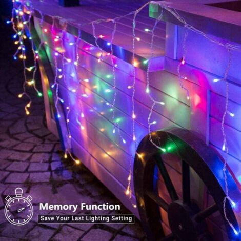 Guirlande Lumineuse Noël 30M 300 LED Multicolore - 8 Modes, IP65 Étanche, Minuterie 6h, Décoration Intérieur Extérieur Sapin Jardin Mariage