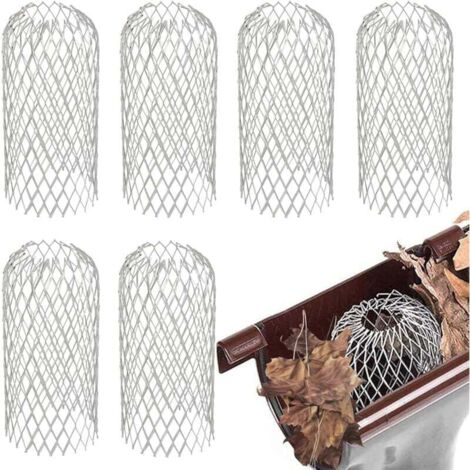 Filtre de Gouttière Extensible en Aluminium Anti-Feuilles 6 Pièces pour Maison Avant-Toit (1/4)