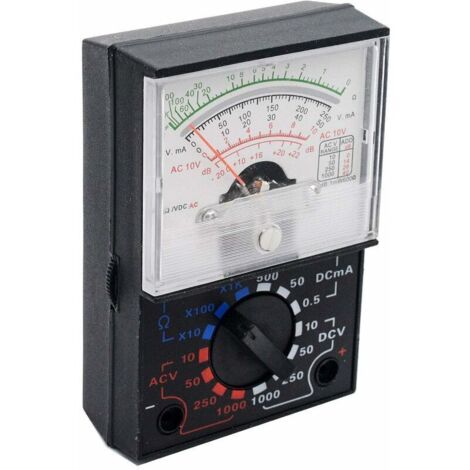 Multimètre Analogique Testeur de Continuité Électrique Mesure Résistance Courant CA CC 1000A (1/4)