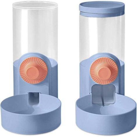 Distributeur Automatique de Nourriture et Eau Suspendu pour Chats et Chiens Bleu (1/4)