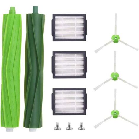 Pièces De Rechange Pour Robots Aspirateurs Avec 3 Filtres HEPA 3 Brosses Latérales 2 Rouleaux Compatibles I7 I7+ E5 E6 E7 (1/4)
