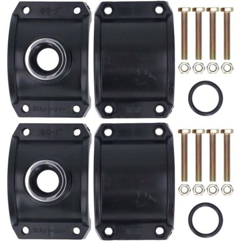Kit de Tés de Selle en PP pour Raccord de Tuyau Jardinage Irrigation Dérivation Filetage Femelle G1 (1/4)