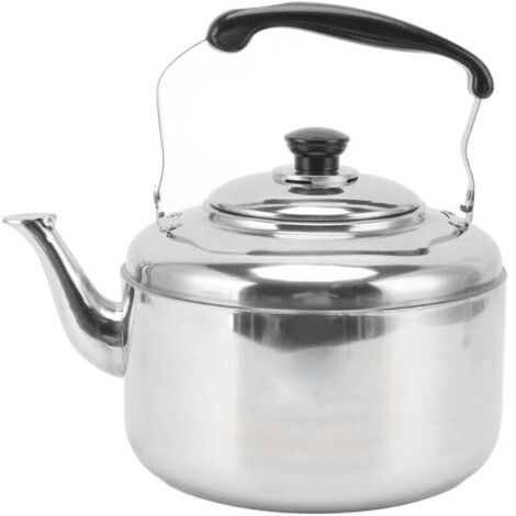 Bouilloire Sifflante Grande Capacité 5 5L Acier Inoxydable Poignée Confortable Cuisinière Gaz et Induction