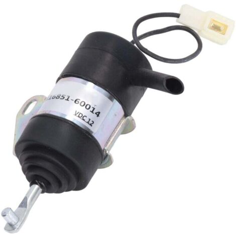Solénoïde d'Arrêt de Carburant 16851-60014 Compatible Kubota BX2230D RTV900R RTV900T B7410D BX1500D BX1800D (1/4)