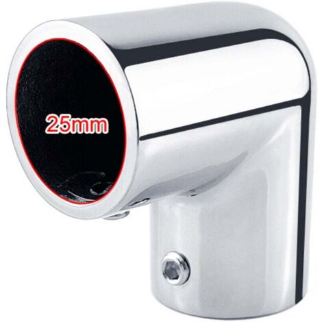 Raccord de Main Courante 90 Degrés Acier Inoxydable 316 Marine 22mm 25mm pour Bateau Yacht (1/4)