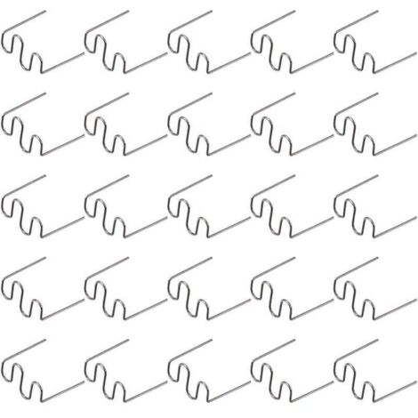 500 Pièces Agrafes de Soudage Plastique 0.6mm pour Réparation Pare-Chocs Auto et Carrosserie (1/4)