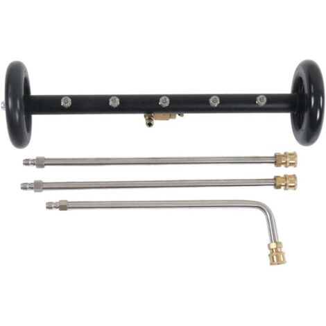 Nettoyeur Haute Pression 4000 Psi 2 En 1 Pour Train Atterrissage Balai Eau Voiture Avec 3 Baguettes Extension (1/4)