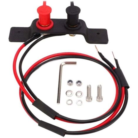 Kit Relocalisation Bornes Batterie Câble 1.2m Tige Saut Charge Can-Am (1/4)