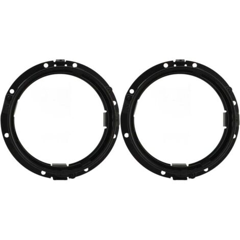 Anneau de Phare Rond 7 Pouces Support Montage Lunette Retenue Wrangler JK 2007 2018 2 Pièces (1/4)