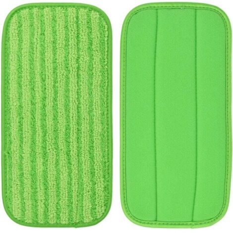 2 Pièces Chiffons de Nettoyage Remplacement pour Vadrouille Swiffer Wetjet Sol Humide Sec Tampons Accessoires Nettoyage Vert (1/4)