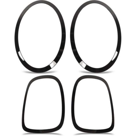 Capots De Bordure Phare Arrière Noir Brillant Pour Mini Cooper S F55 F56 F57 2014+