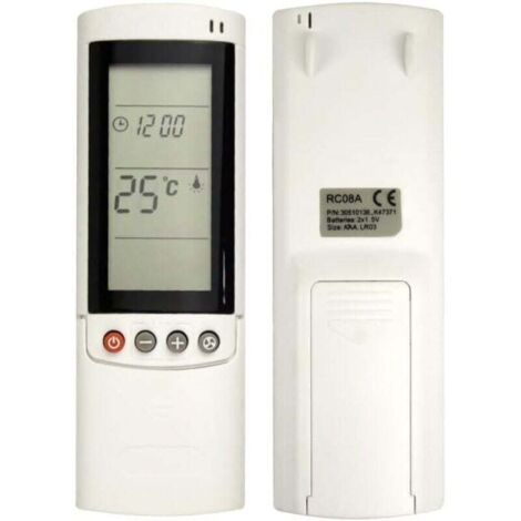 Télécommande Universelle RC08A pour Climatiseurs Pompe à Chaleur et Onduleurs