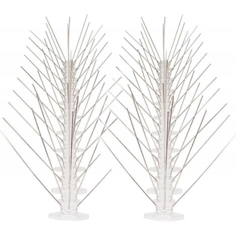 Piques Anti-Pigeon en Acier Inoxydable 3.5M Kit Répulsif à Oiseaux pour Toit Corbeaux Moineaux Chat (1/4)