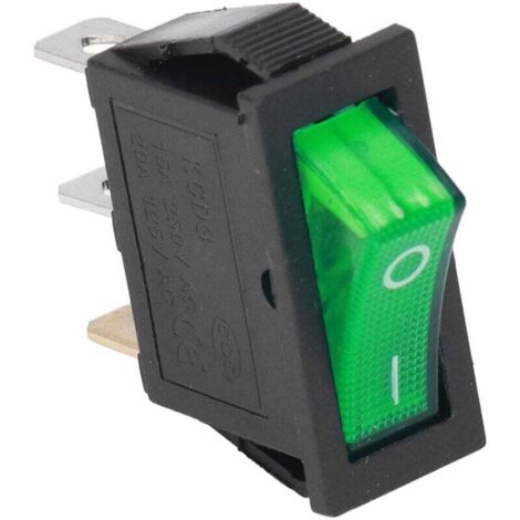 Interrupteur À Bascule ABS 3 Broches 2 Positions 125 250V Pour Machine Électrique (1/4)