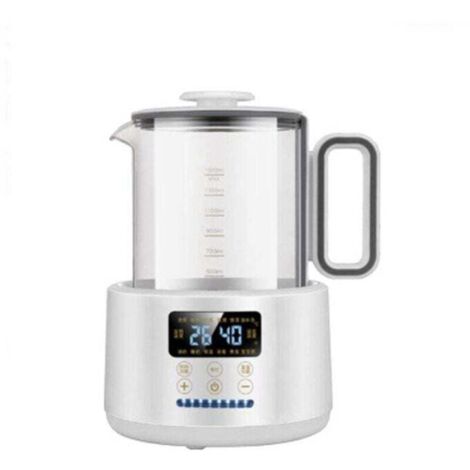 Chauffe Lait Électrique 1.5L Grande Capacité Température Constante Conditionneur Bébé Bouilloire Santé Ménage Blanc