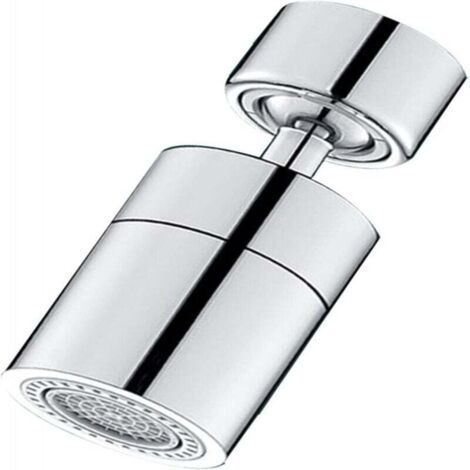 Rallonge De Robinet Cuisine Anti Éclaboussures Avec Aérateur Rotatif Filtre Eau Deux Modes Argent (1/4)