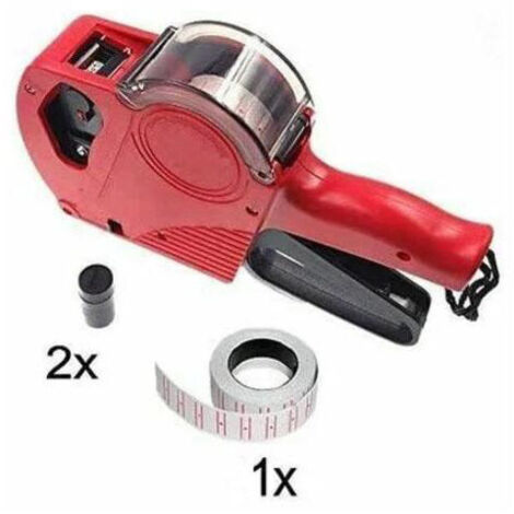 Sato Duo Pistolet Étiqueteur 2 Lignes – 10 Caractères Haut & 8 Bas, Chargement Facile, Étiquettes 16x23 Mm