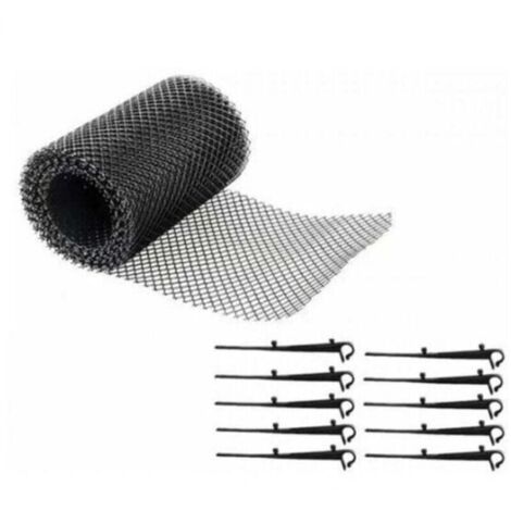 Grillage de Protection pour Gouttière Anti Feuilles et Débris Accessoire (1/4)