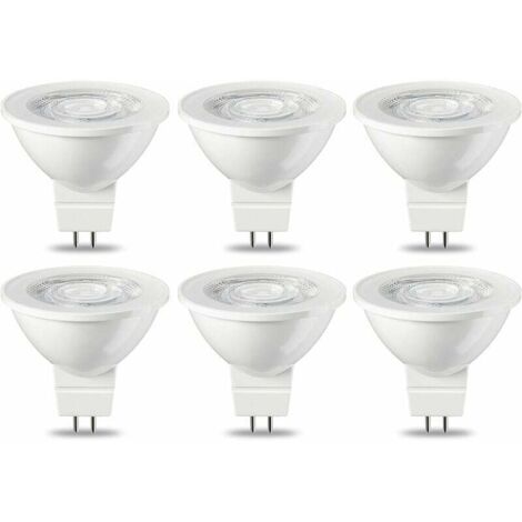 DiCUNO Dimmable ampoule LED GU5.3, Blanc neutre 4000K, 6W remplace les
