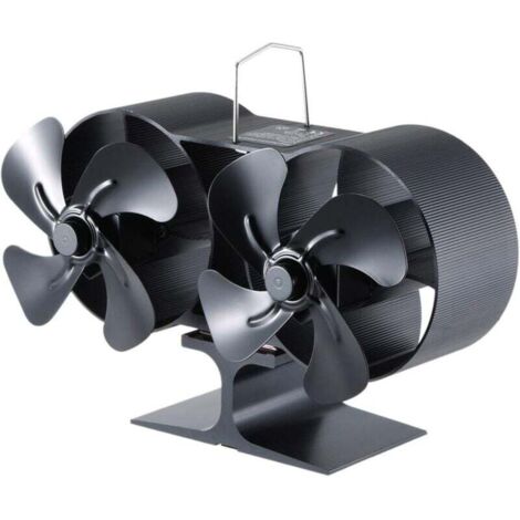 Ventilateur Thermique 8 Pales Énergie Bois Poêle Cheminée Écologique Mini Souffleur (1/4)