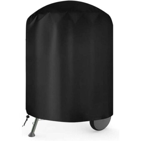 Housse de Protection pour Barbecue Rond 76 x 91 cm Imperméable Anti-UV Anti-Poussière Tissu Oxford 210D Extérieur (1/4)