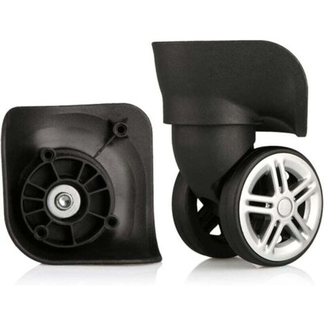 Roulettes Pivotantes Pour Valise Paire De Roues À Double Rangée Muettes Remplacement A19