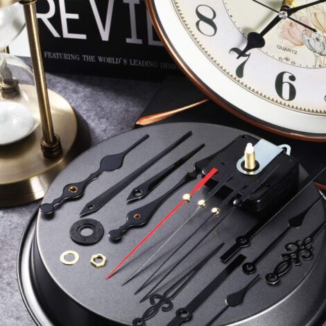Kit Mécanisme Horloge Murale Silencieux – Mouvement à Piles, 3 Aiguilles, Compact, Pour Réparation Et DIY - 5