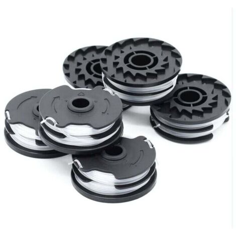 6er Pack Ersatzfadenspulen für LIDL Parkside Akku-Freischneider PRTA 20-Li A1, B2, C3, PRT 550 A1, A3, PRT 300 A1 - 2 x 4 m 1,6 mm -- (1/3)