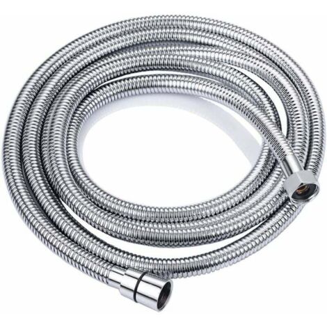 Manguera de ducha antitorsión de acero inoxidable 3M, conexión universal G 1/2 estándar, accesorio de baño adaptable a todos los cabezales de ducha. (1/4)