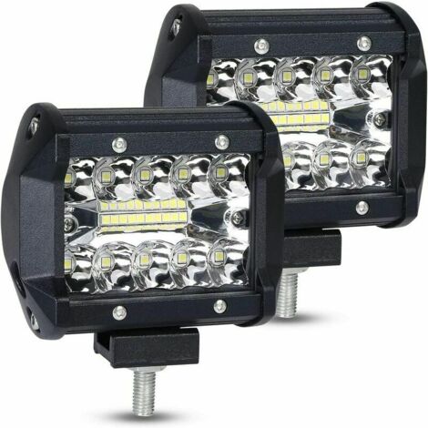 STÜCKE 60 W LED-Arbeitsscheinwerfer, Flood Spot Combo Nebelscheinwerfer-Fahrlampe, LED-Scheinwerfer mit großer Reichweite, Fahrlicht für die Bootskabine von Geländefahrzeugen (1/4)