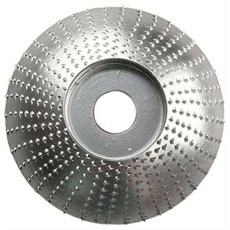 Disco de amolar para madera, disco giratorio para amoladora angular de carpintero, disco de amolar de carburo de tungsteno para carpintería, pulido y tallado. (1/4)