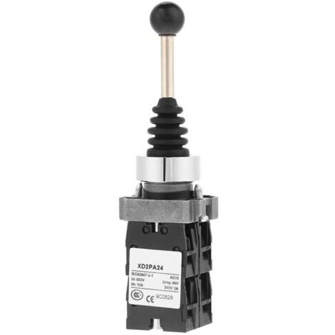 Joystick-Schalter, Joy-Stick-Controller, 4-Positionen-Federrücklaufschalter, industrielle Ersatzschalter, schwarz (1/4)