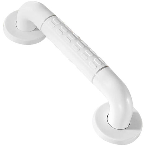 38 cm blanc Handlauf, Handlauf für ältere Menschen, Behinderte, barrièrefrei, Edelstahl für Badewanne und Toilette – ältere Menschen (1/4)