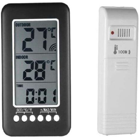 ULTECHNOVO Digitales Auto-dashboard Modul Mit -uhr Dualem Thermometer Für Innen Und Außen Selbstklebend Ultra-dünnes Design Geeignet Für Aquarium Fahrzeug Und Outdoor Grün ULTECHNOVO Digitales Auto-dashboard Modul Mit -uhr Dualem Thermometer Für Innen Und Außen Selbstklebend Ultra-dünnes Design Geeignet Für Aquarium Fahrzeug Und Outdoor Grün