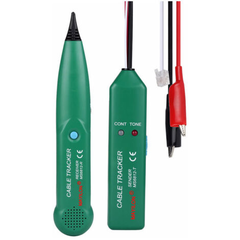 Tragbarer Telefonleitungs-Tracker MS6812, Empfangsfrequenzbereich 100 Hz – 300 kHz, UTP-Tool, LAN-Netzwerkkabeltester (1/4)