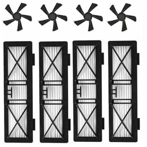 Ultra Performance Filter- und Seitenbürsten-Ersatzset für Neato Connected D3 D4 D5 D6 D7 Botvac D75 D80 D80 Series und Botvac 70e 75 80 85 Robotics (1/4)