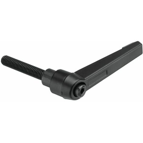 M8-Klemmhebel aus Zinklegierung, 20–60 mm Gewindelänge, Klemmgriff, verstellbarer Feststellschraubenknopf – 25 mm (1/4)