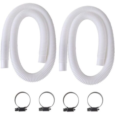 32-mm-Poolschlauch, 2-teiliger Aufstellpoolschlauch, 150 cm/59 Zoll Pool-Ersatzschlauch, Poolpumpenschlauch für Intex 330 GPH, 530 GPH und 1000 GPH (1/4)